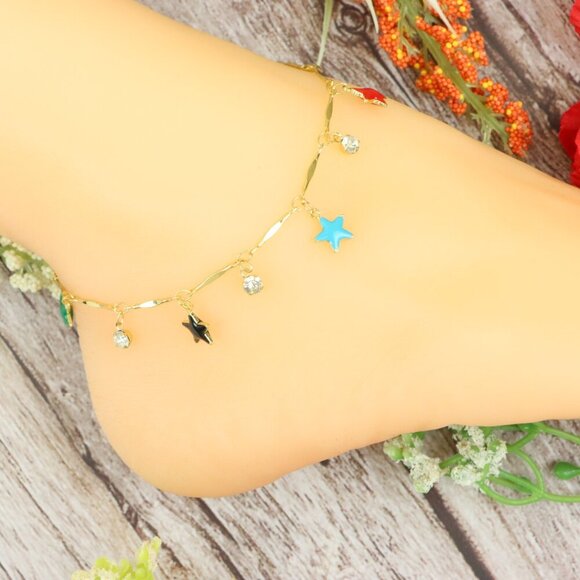 "Dainty Anklet for Women – Elegant Everyday Jewelry & Perfect Gift | MLCRC1331 - Picture 3 of 11